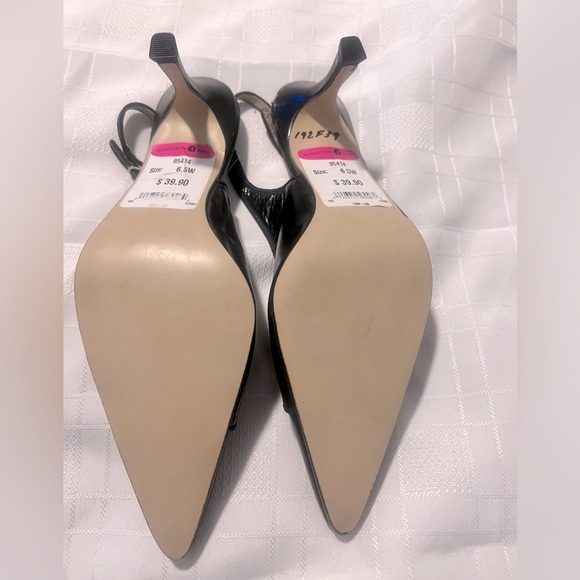 Preview International Women’s Heels Black Size 6.5 W Nordstrom Brand NWT No Box - Picture 2 of 7